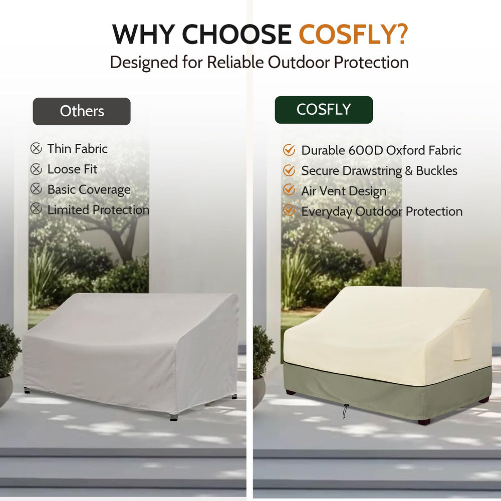 COSFLY next-to-ruler size comparison to confirm fit before purchase