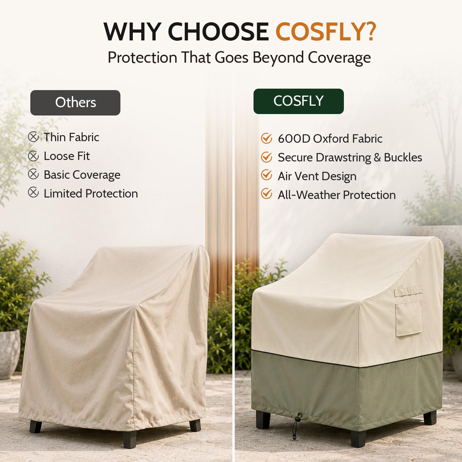 COSFLY respiraderos estructurados que reducen la condensación