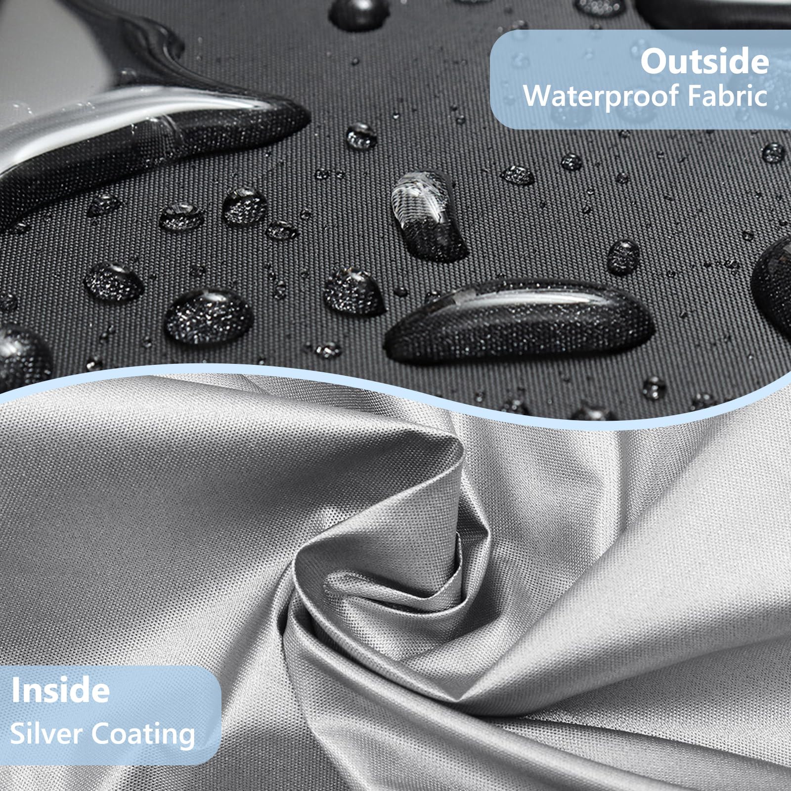 COSHNIBI handles make installing and removing the cover easier