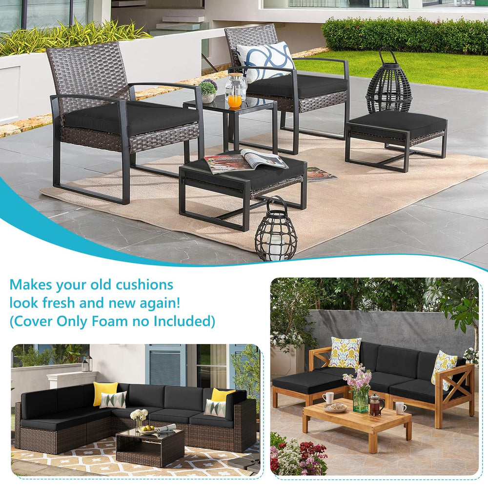 COSHNIBI four stacked covers to show compact storage and scale
