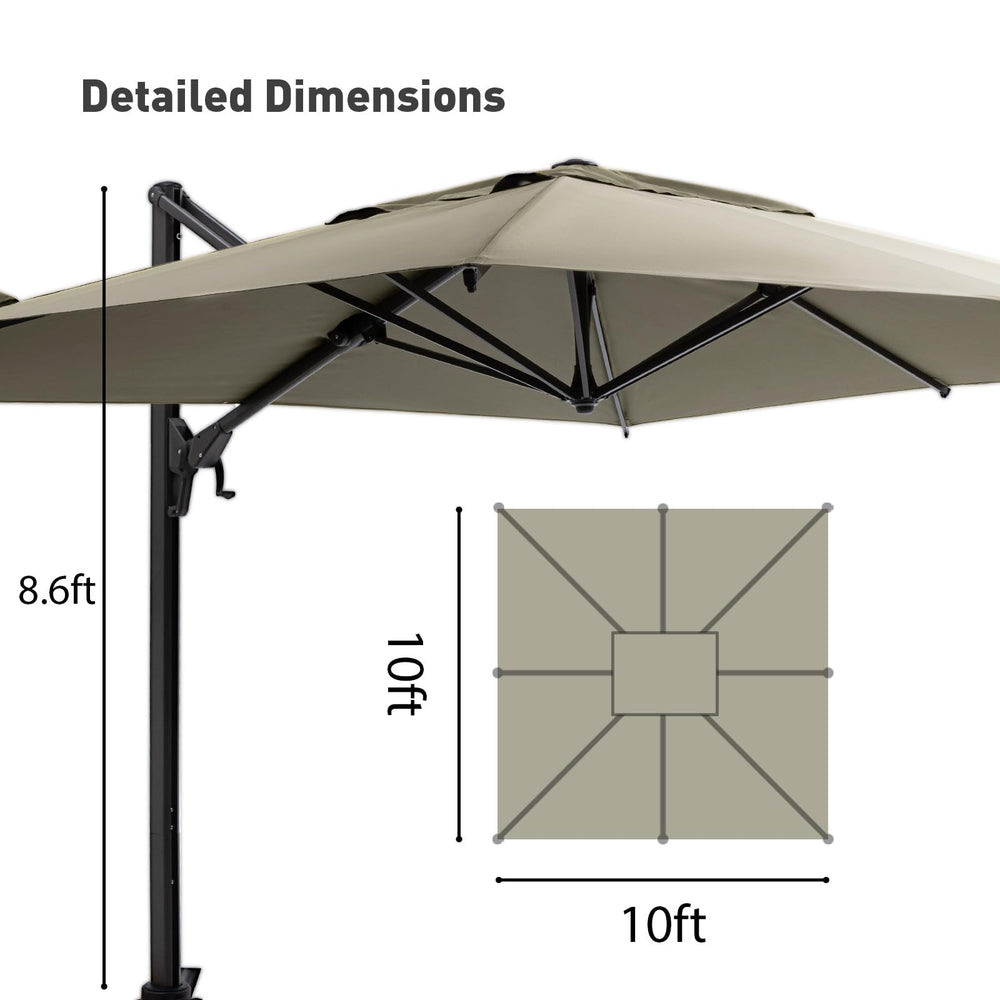 COSIEST base and assembly photo showing steel cross base and recommended weighted stability