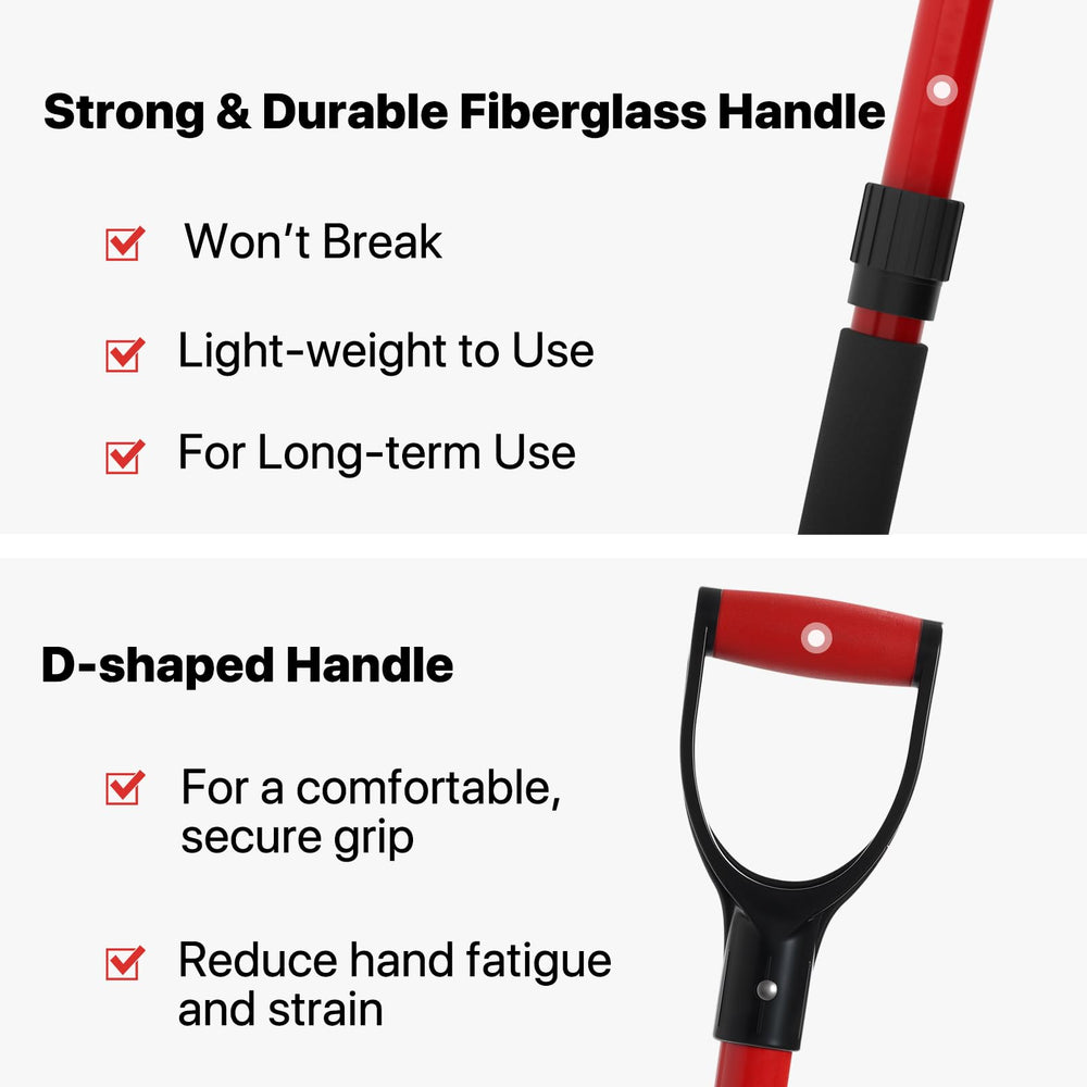 COSITA ergonomic D-handle close detail with cushion grip for reduced hand fatigue