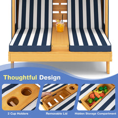 COSTWAY armrest with cup holder keeping drinks within easy reach