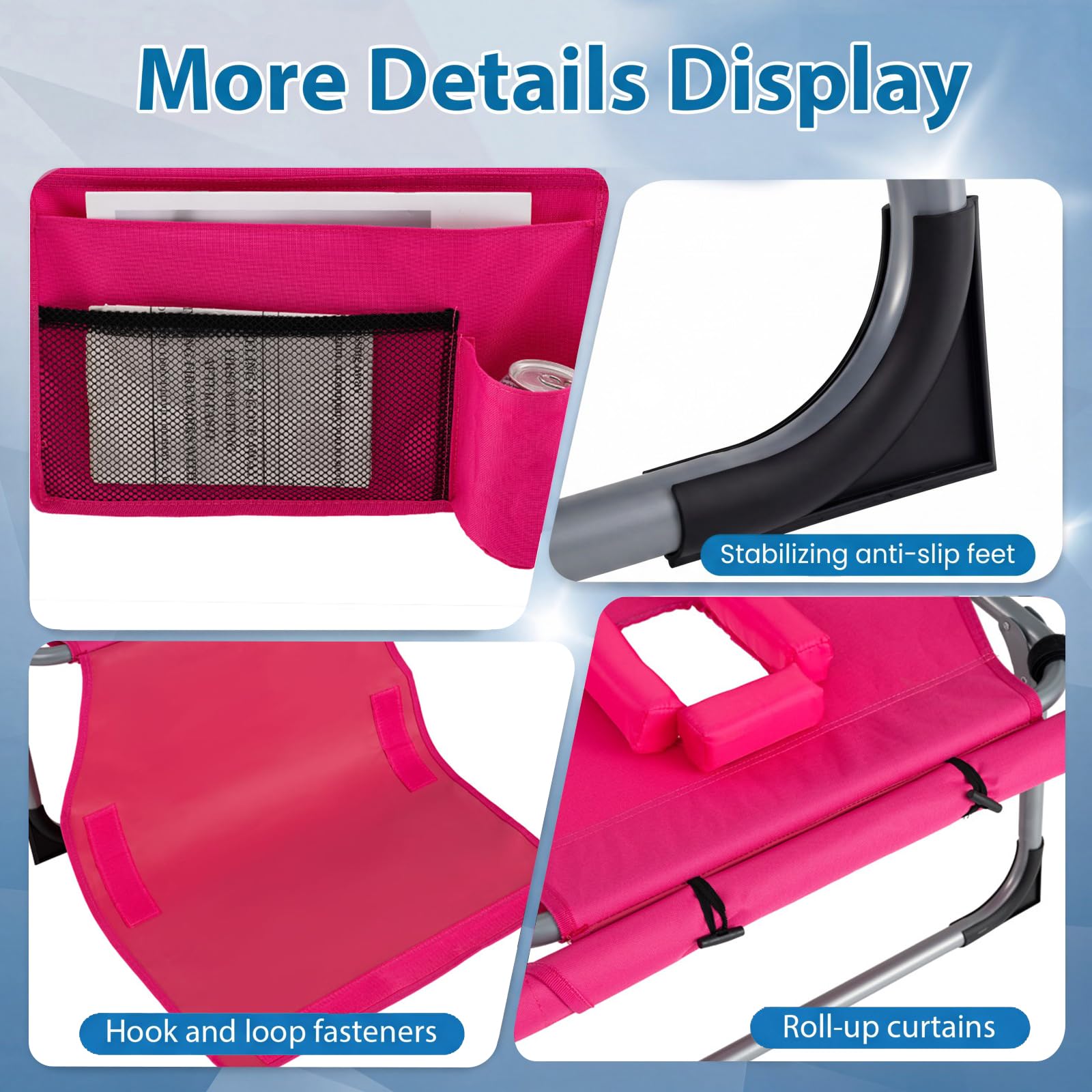 COSTWAY detachable head pillow and U-shaped cushions for extra comfort