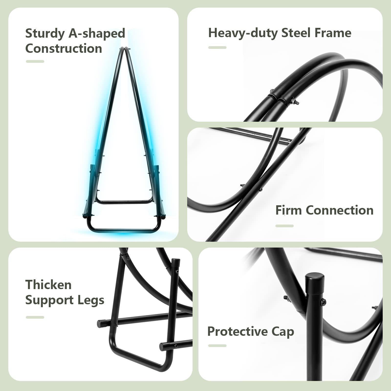 COSTWAY hoop next to common household items showing 30-inch scale and space-saving benefit