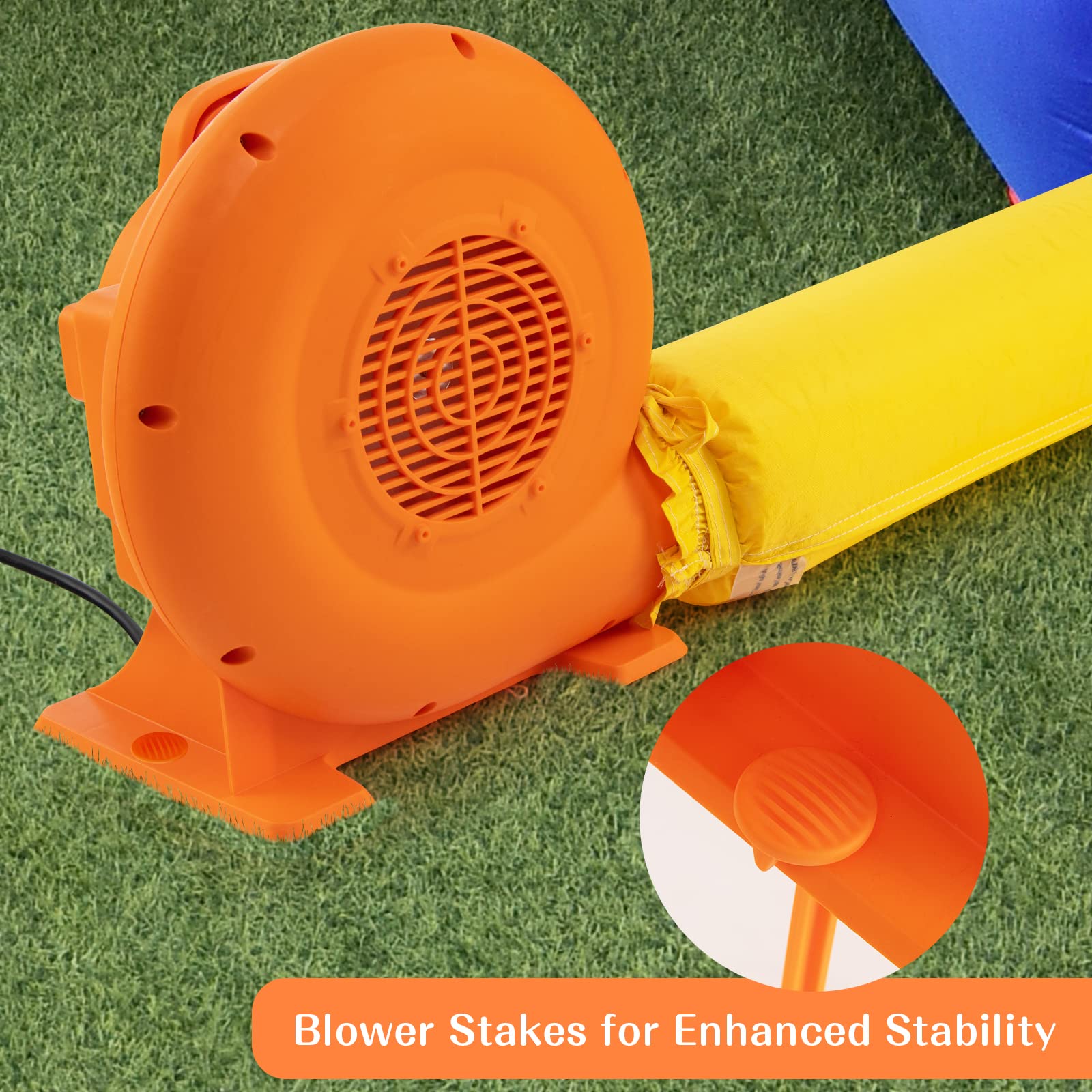 Costzon blower in a backyard setting showing reliable outdoor use benefit