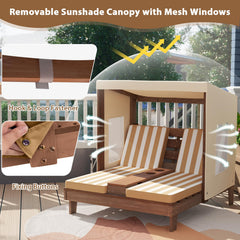 Costzon close-up of cushion and zipper showing washable cover and easy maintenance