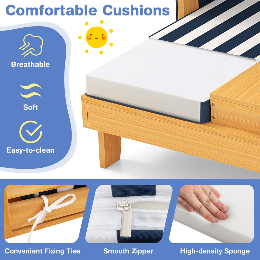 Costzon cushion closeup zipper for easy removal and quick washing benefit