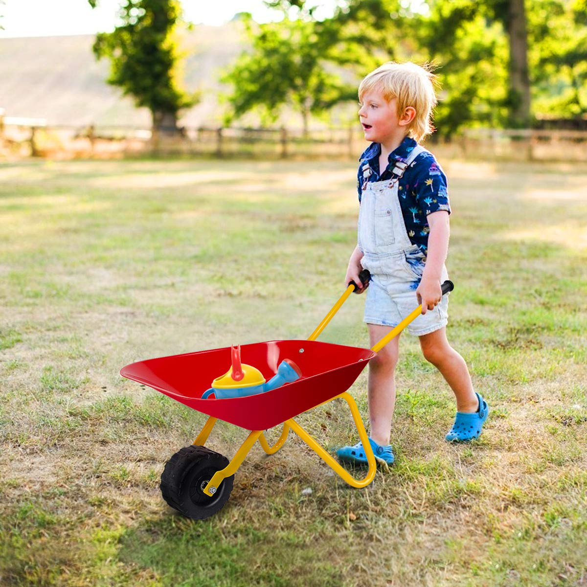 Costzon non-slip handle detail for secure toddler grip and safer pushing benefit