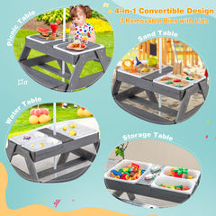 Costzon removable bins close-up showing easy conversion and simple storage benefit