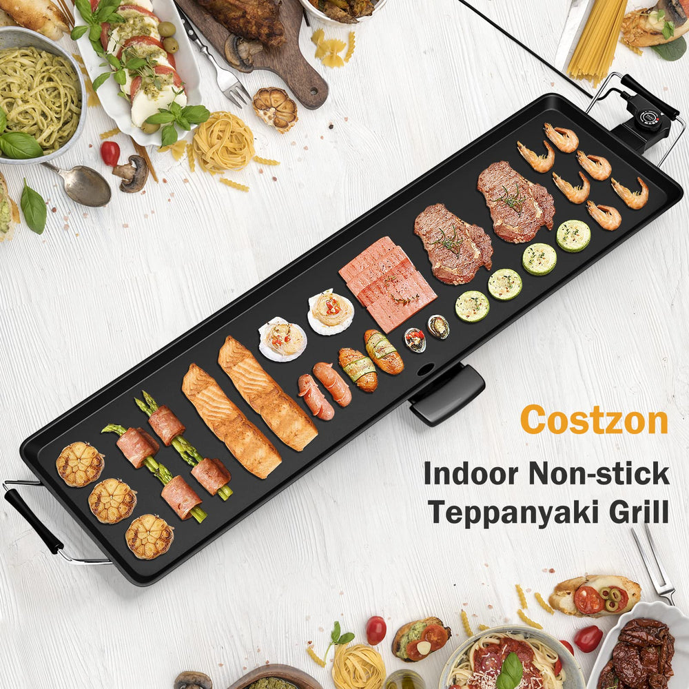 Costzon insulated side handle close-up offering safe moving and heat protection