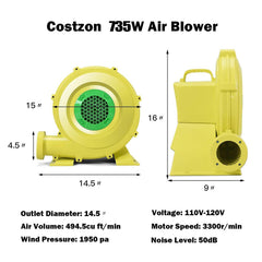Costzon clear switch cover detail showing safe on/off control and moisture protection