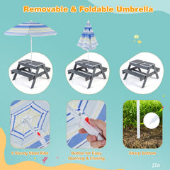 Costzon umbrella crank detail showing adjustable height and quick sun protection