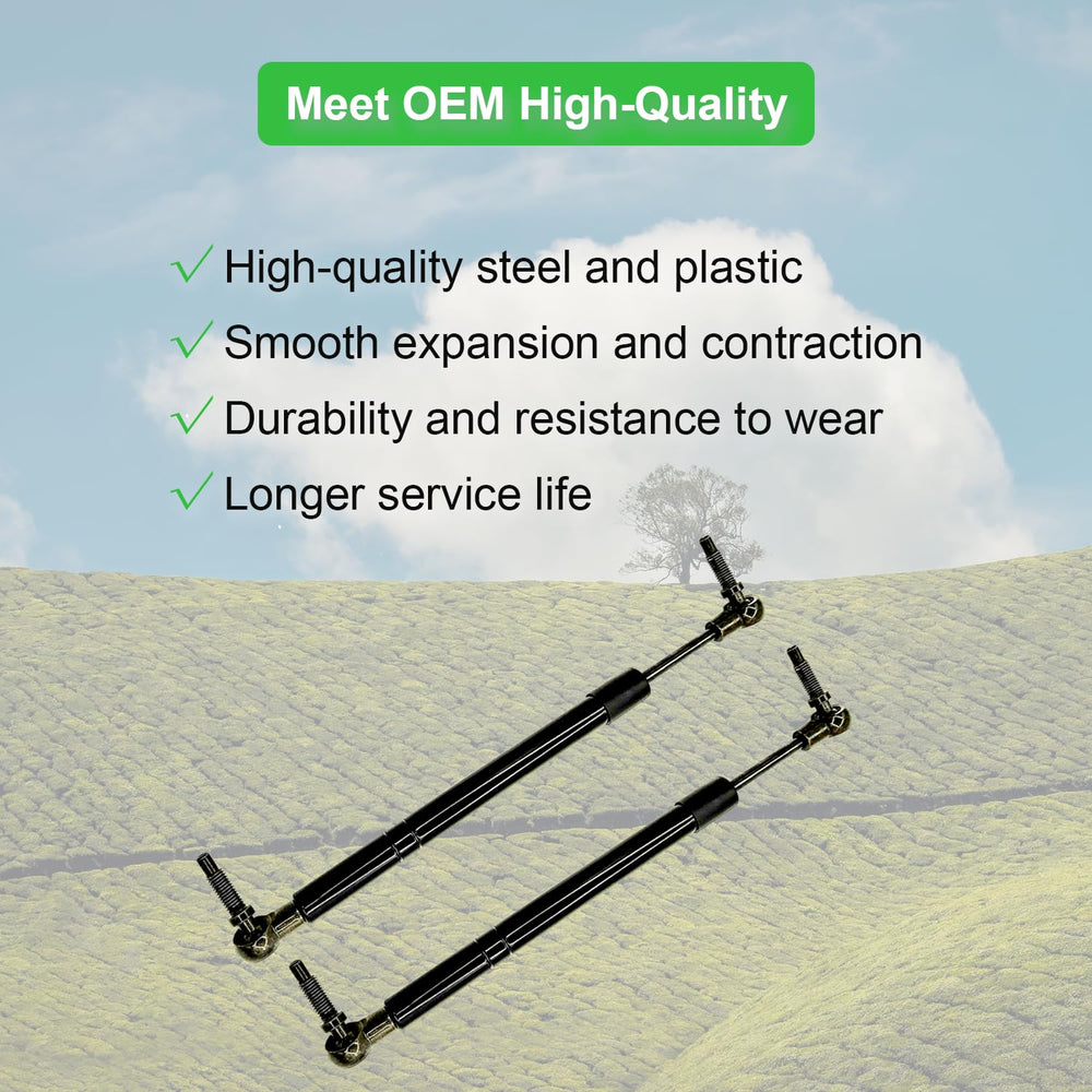 Cotisda damper fully extended with measurement markings for accurate compatibility confirmation