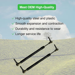 Cotisda damper fully extended with measurement markings for accurate compatibility confirmation