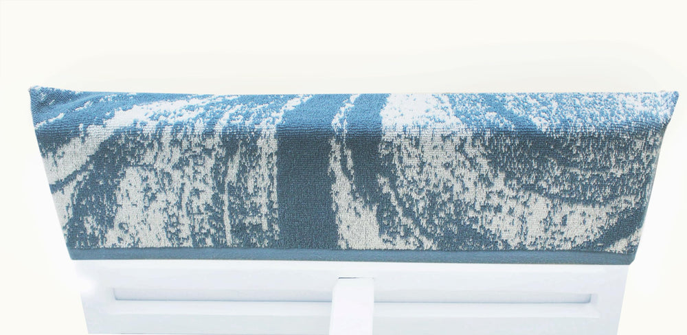 COTTON CRAFT full-length cover on lounge chair showing complete coverage for relaxation