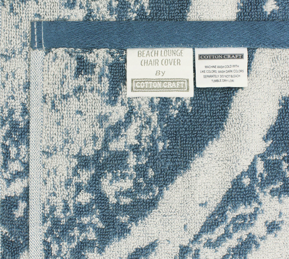 COTTON CRAFT poolside lifestyle scene illustrating stylish waves design enhancing outdoor decor