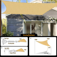 Coumavin fabric close-up weave showing breathable HDPE texture for heat reduction benefit