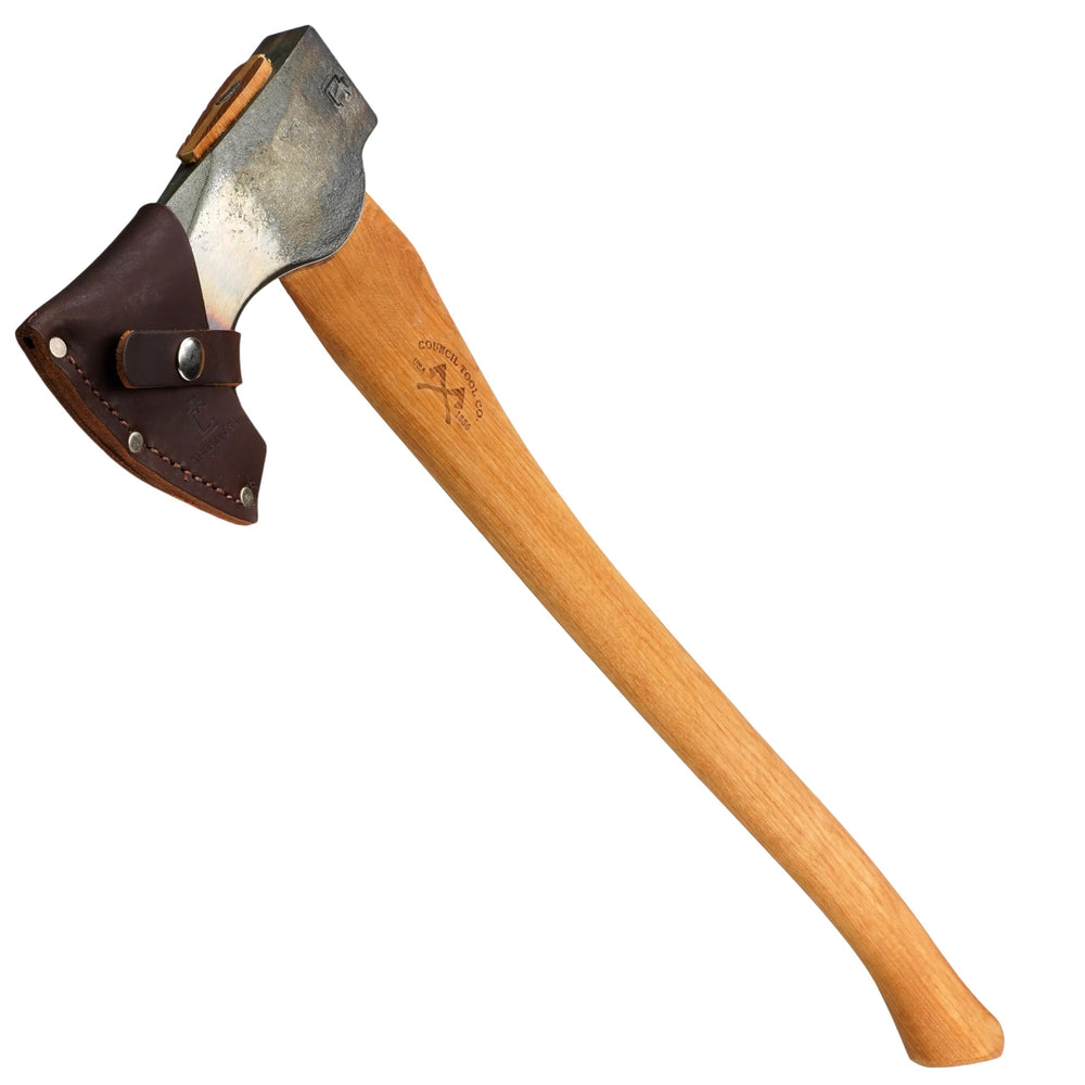 Council Tool axe in use at camp chopping firewood for efficient performance