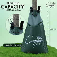 Courtyard Dew zip closure detail on bag, easy secure fit and installation
