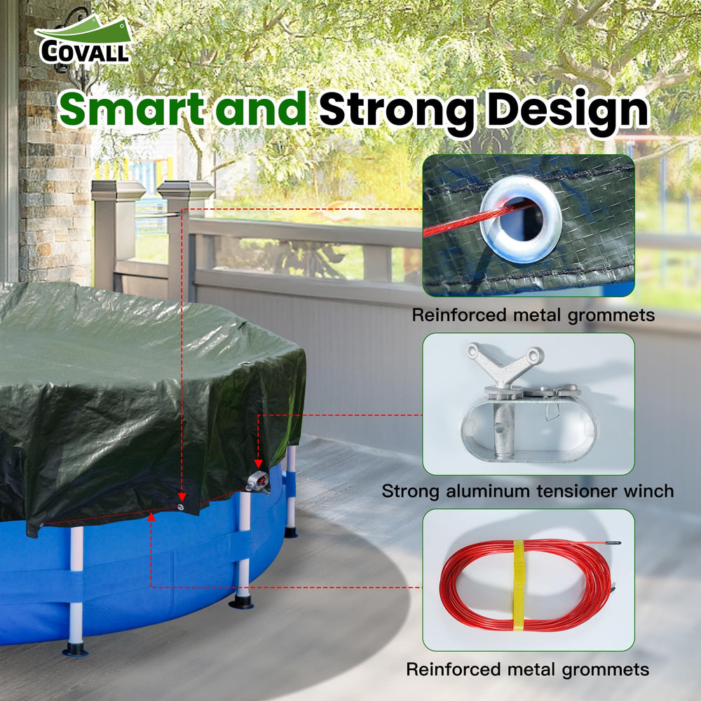 COVALL close-up of textured fabric highlighting tear resistance and UV protection