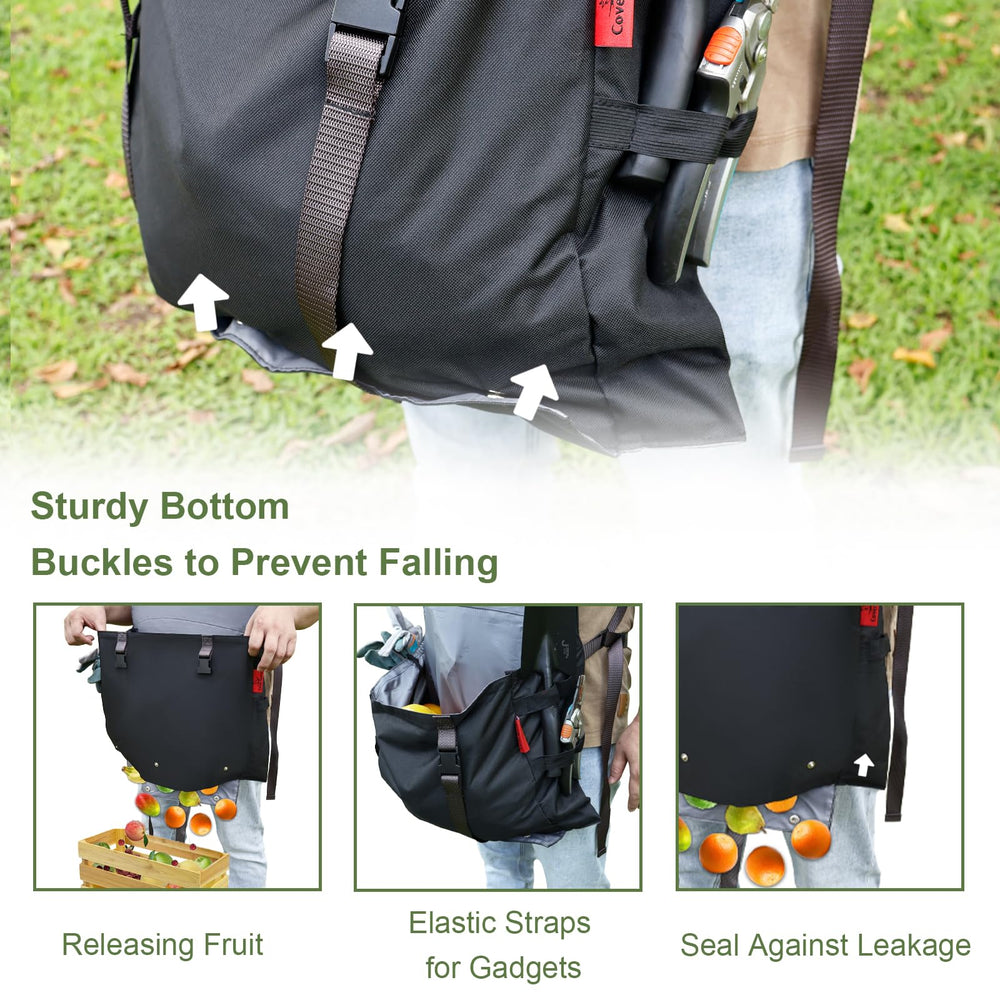 Cover Geny rear view of cross-back straps distributing weight for reduced shoulder fatigue