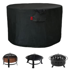 Cover Geny front view showing full 32-inch round coverage and weather protection