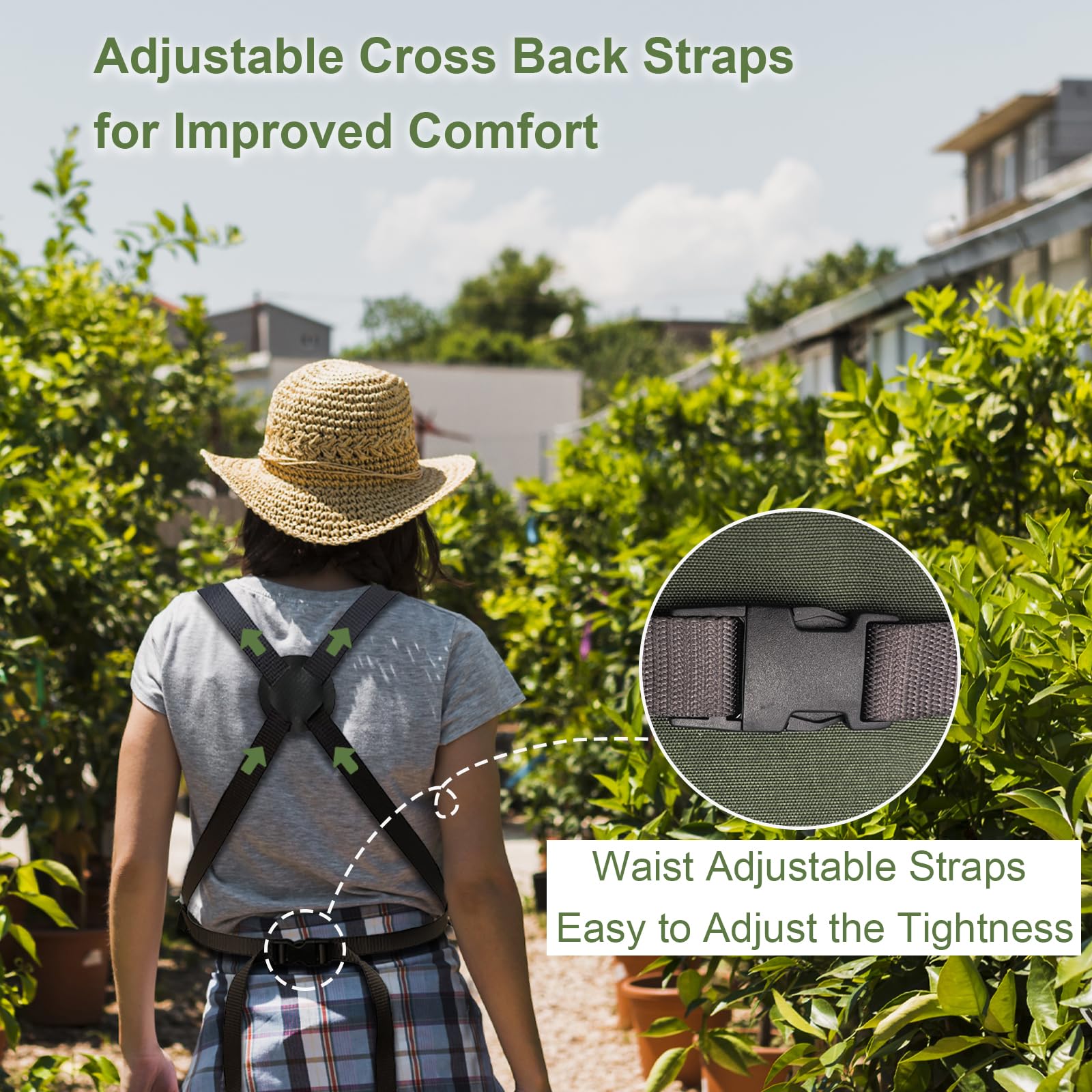 Cover Geny quick-release buckle detail showing fast on-off convenience