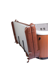 Cover Valet front view showing sleek undermount lifter and tidy storage benefit