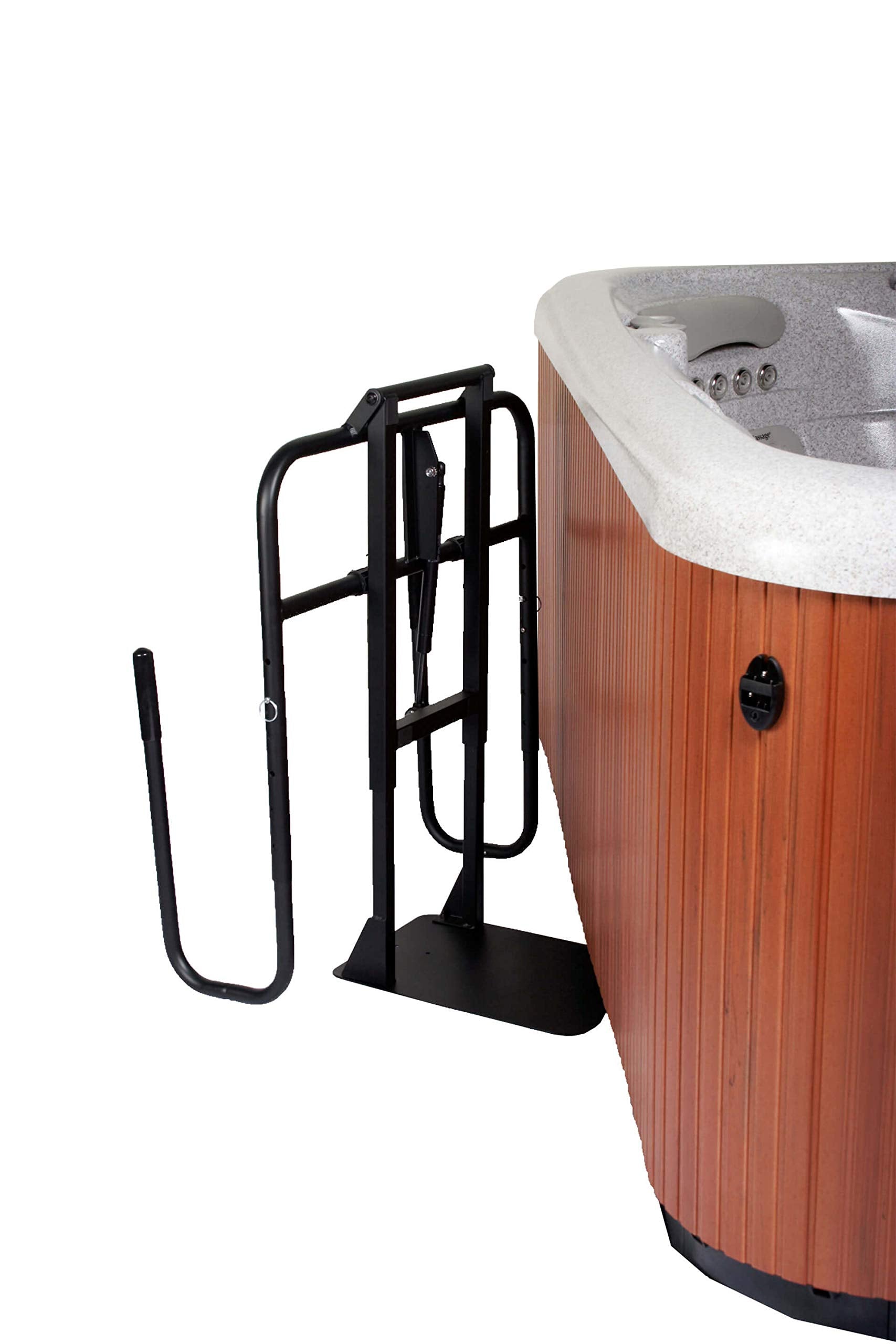 Cover Valet undermount bracket detail highlighting secure cabinet attachment benefit
