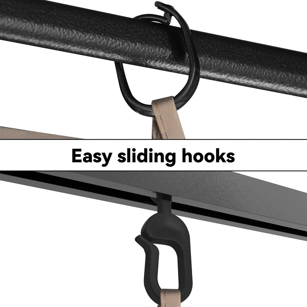 Covered Outdoor folded storage compact showing space-saving storage benefit