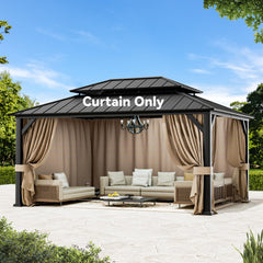 Covered Outdoor front view of packaged replacement panels showing complete set and convenience