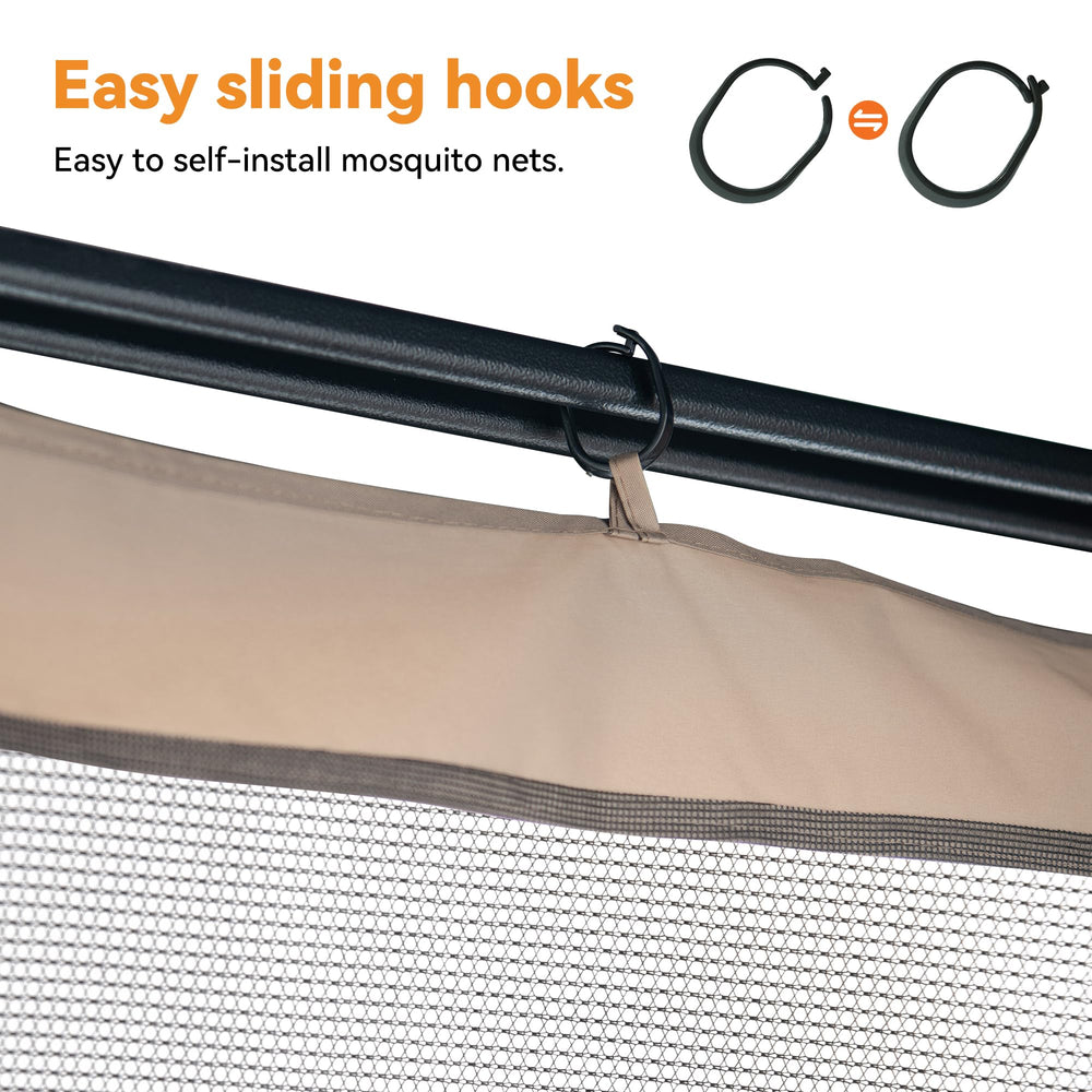 Covered Outdoor panel with zipper partially open demonstrating flexible ventilation access