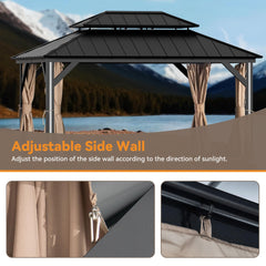 Covered Outdoor zipper detail showing durable closure for easy access and privacy