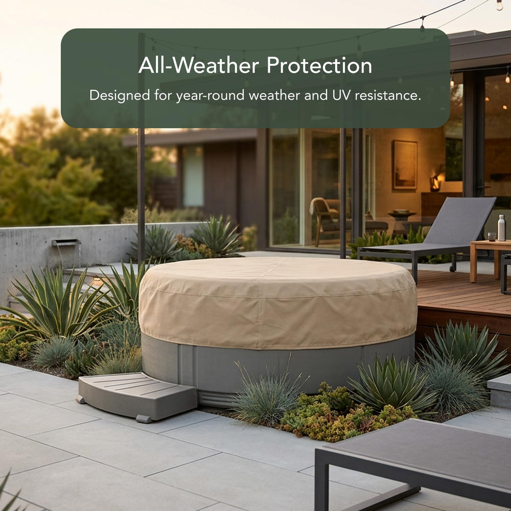 Covermates detail of elastic hem ensuring secure fit and wind protection