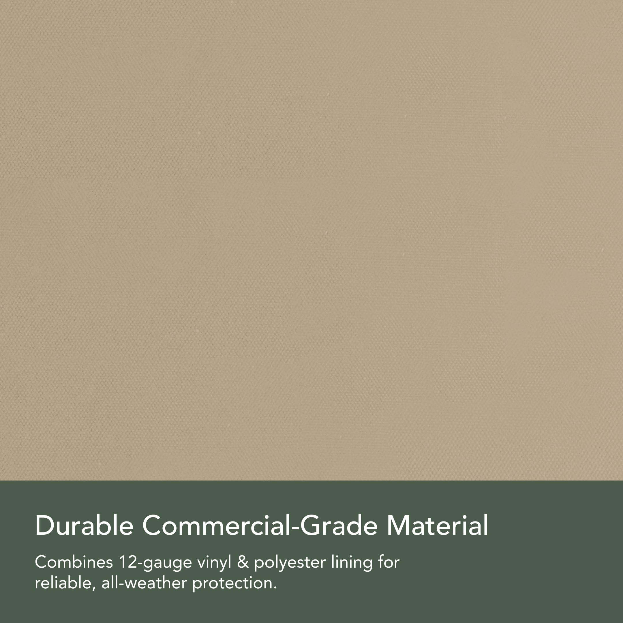 Covermates label and warranty tag highlighting two-year manufacturer protection