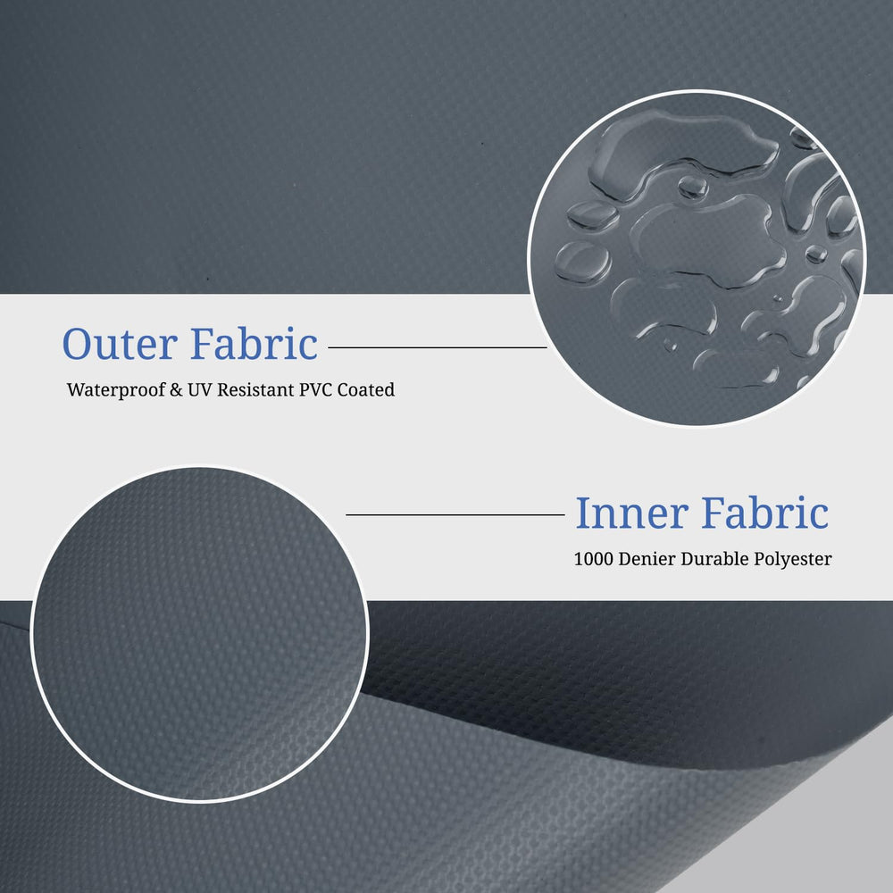 Covers & All elastic hem detail demonstrating snug fit and easy removal