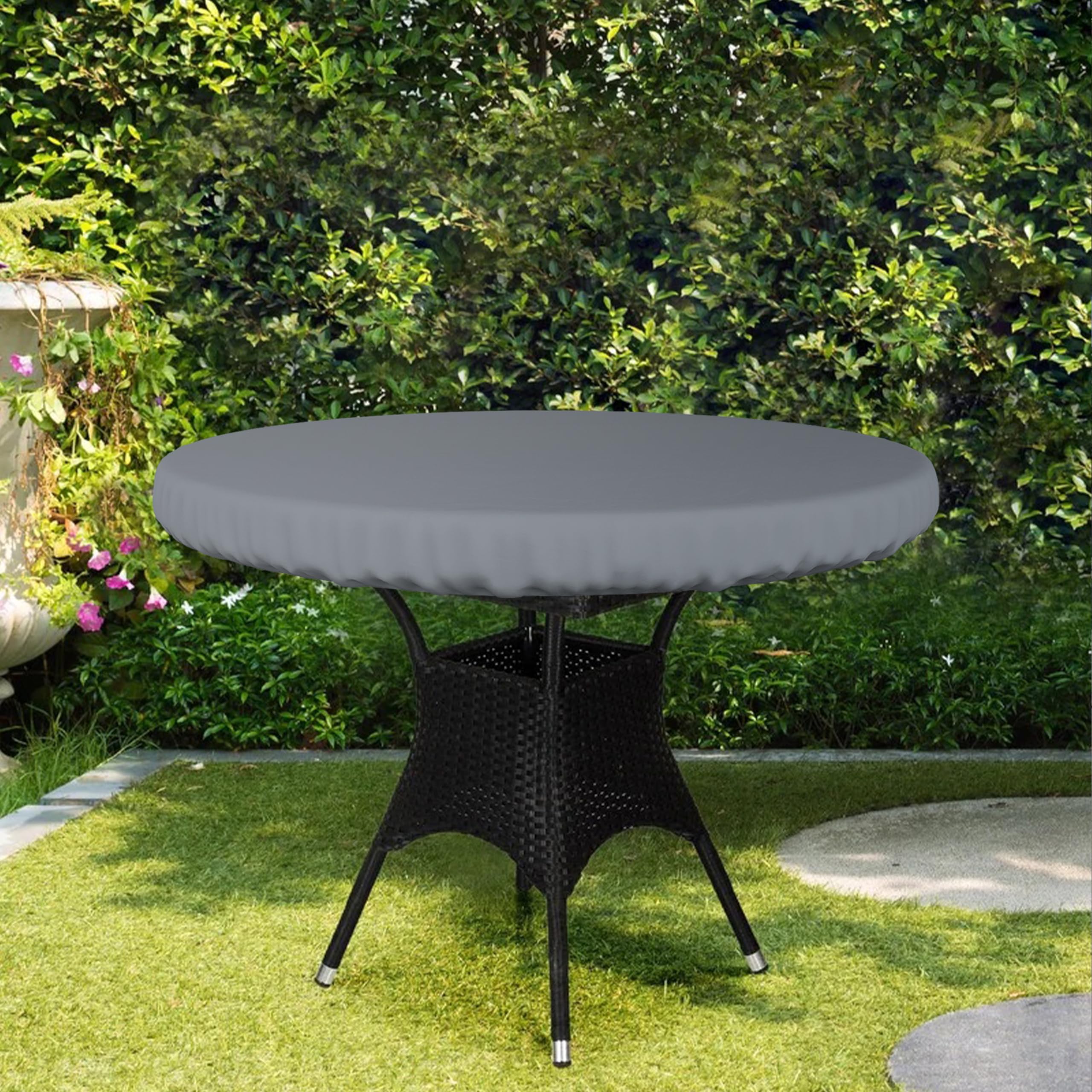 Covers & All cover on patio table showing weather protection and neat fit