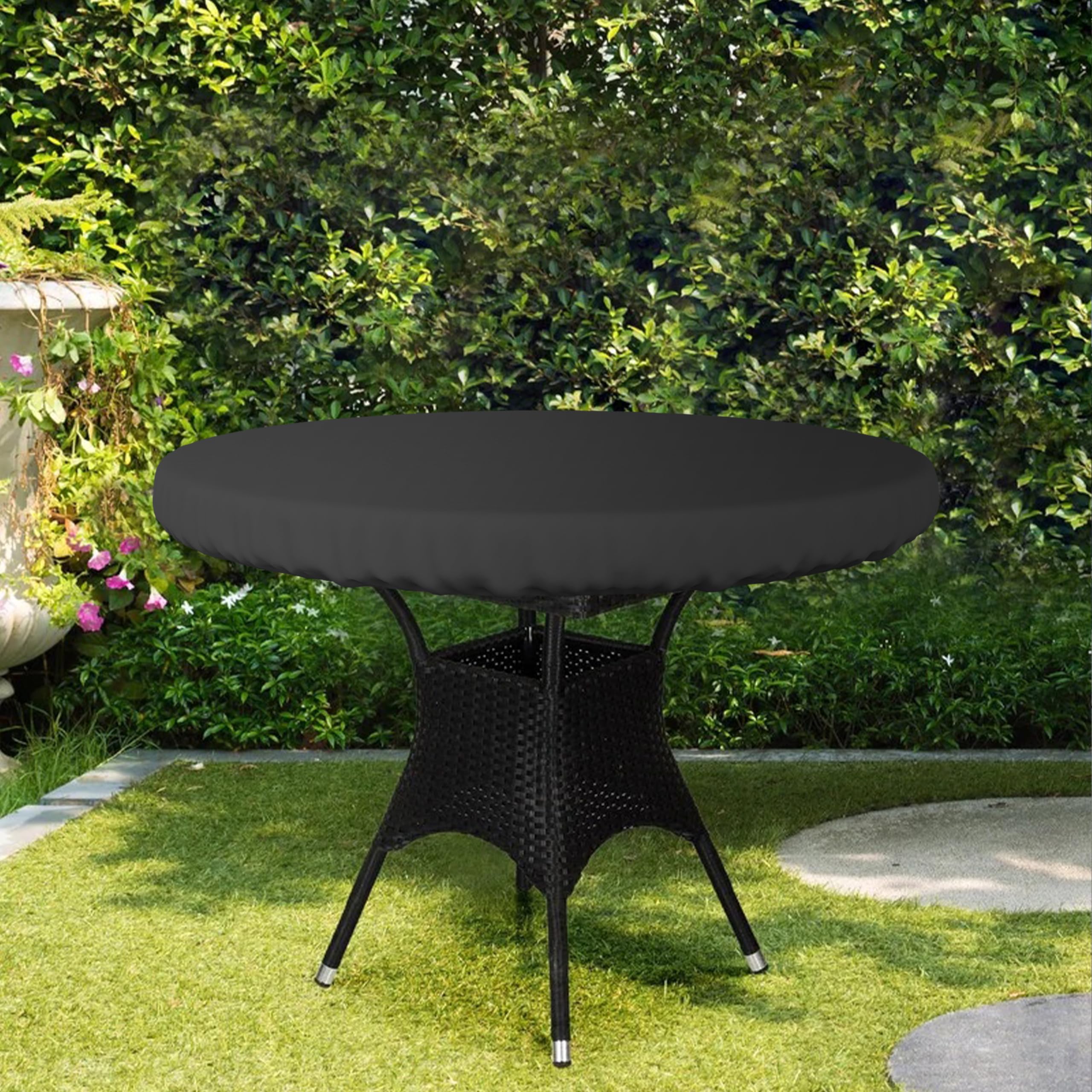 Covers & All covered patio table in outdoor setting for seasonal protection