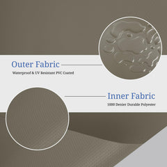 Covers & All elastic hem and tie-down detail demonstrating secure fit — resists wind