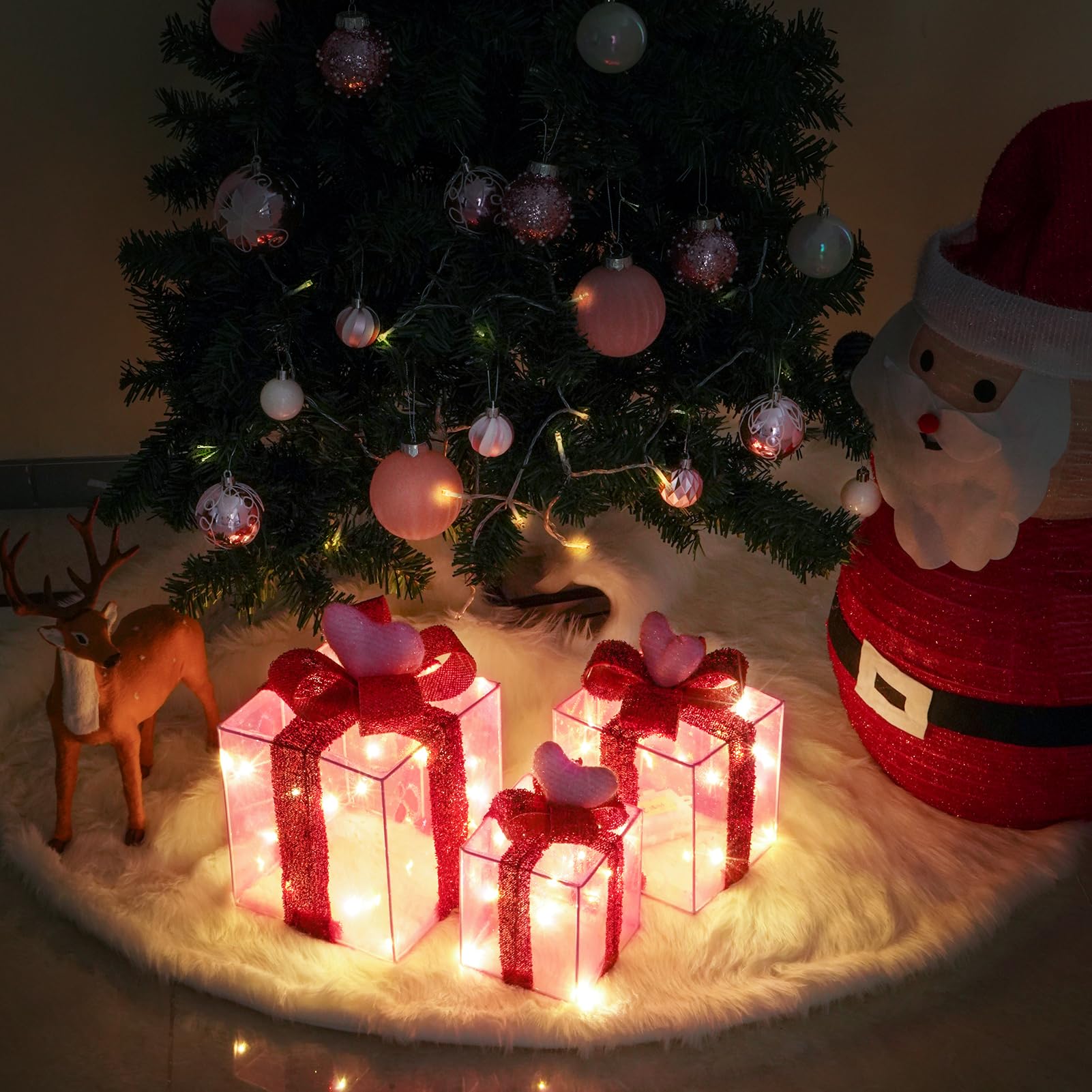 COVFEVER mantel and table styling showing coordinated holiday scene and versatility