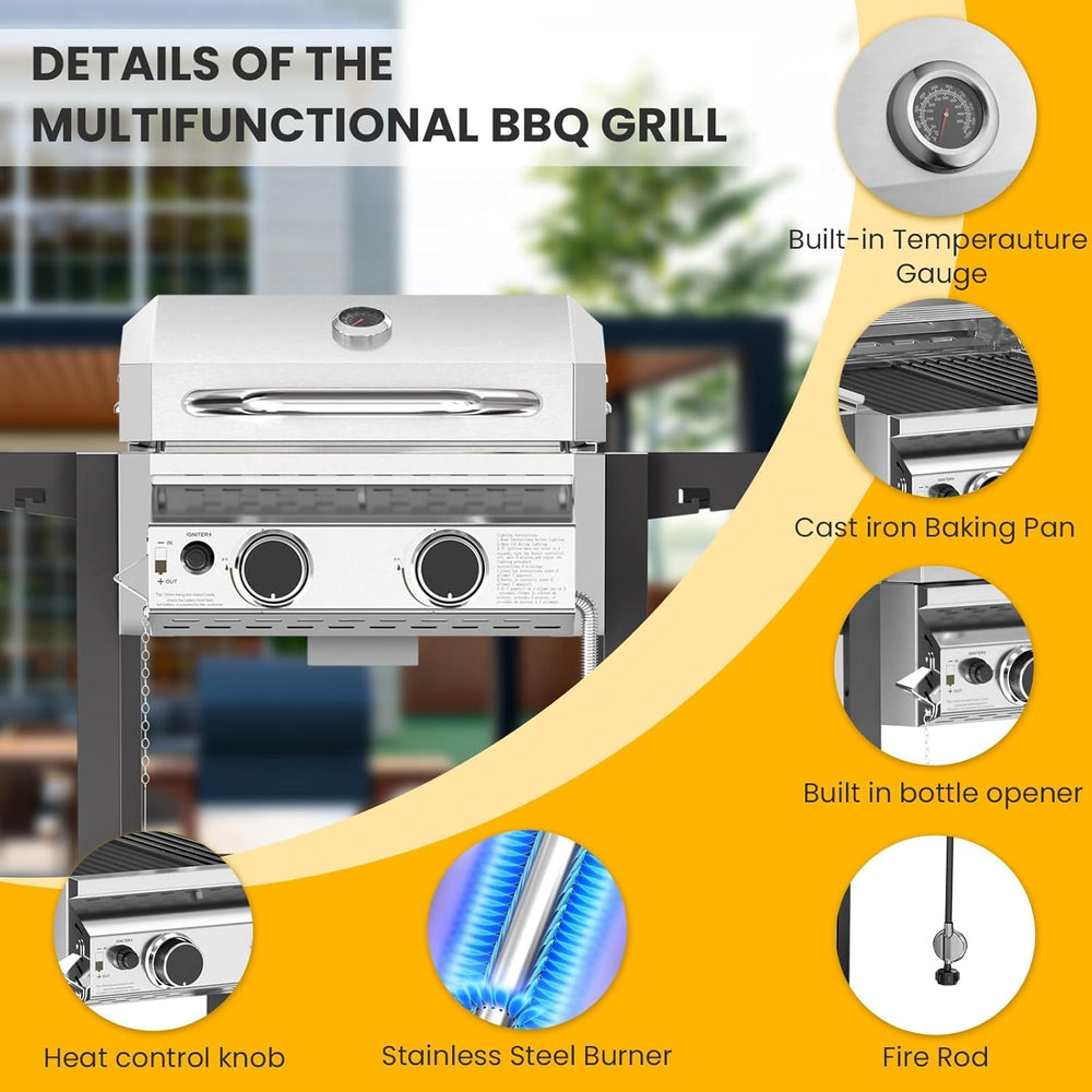 COWSAR flat griddle texture detail for even cooking and easy flipping of foods