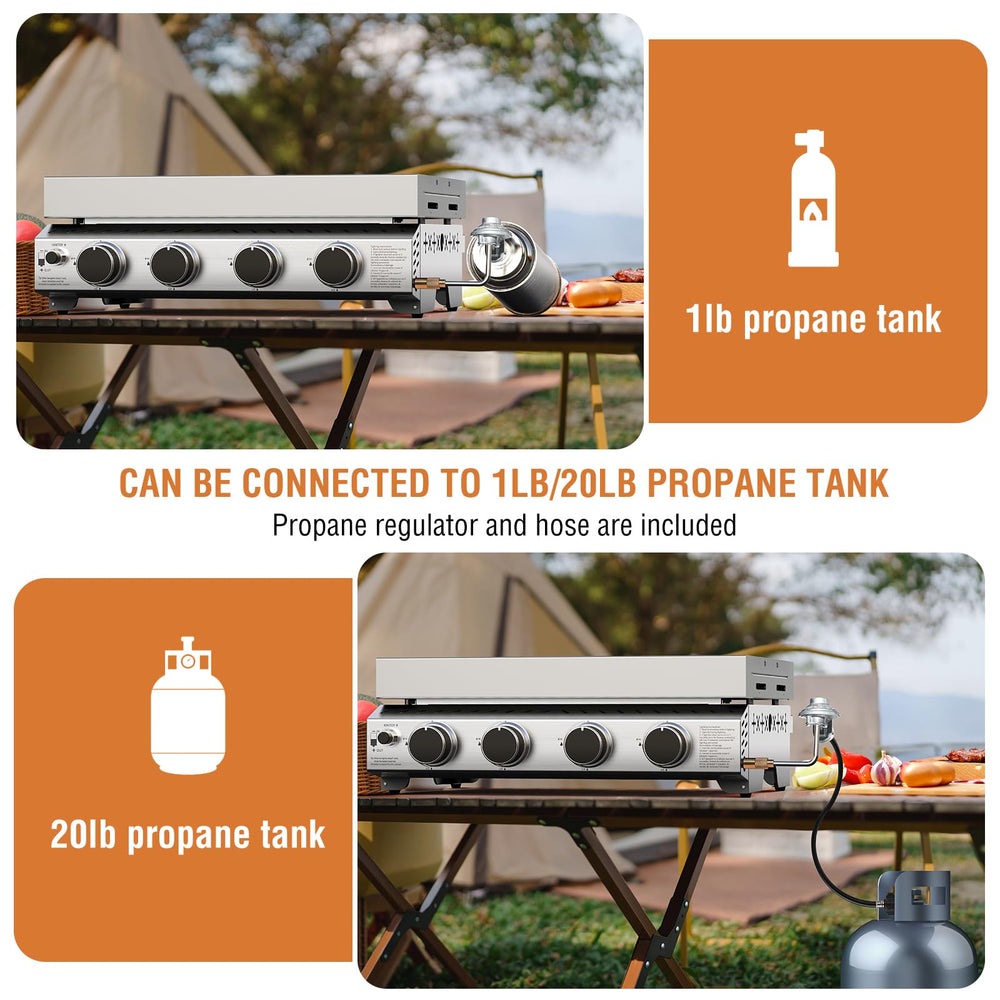 COWSAR size comparison on table showing compact footprint and easy transport for events