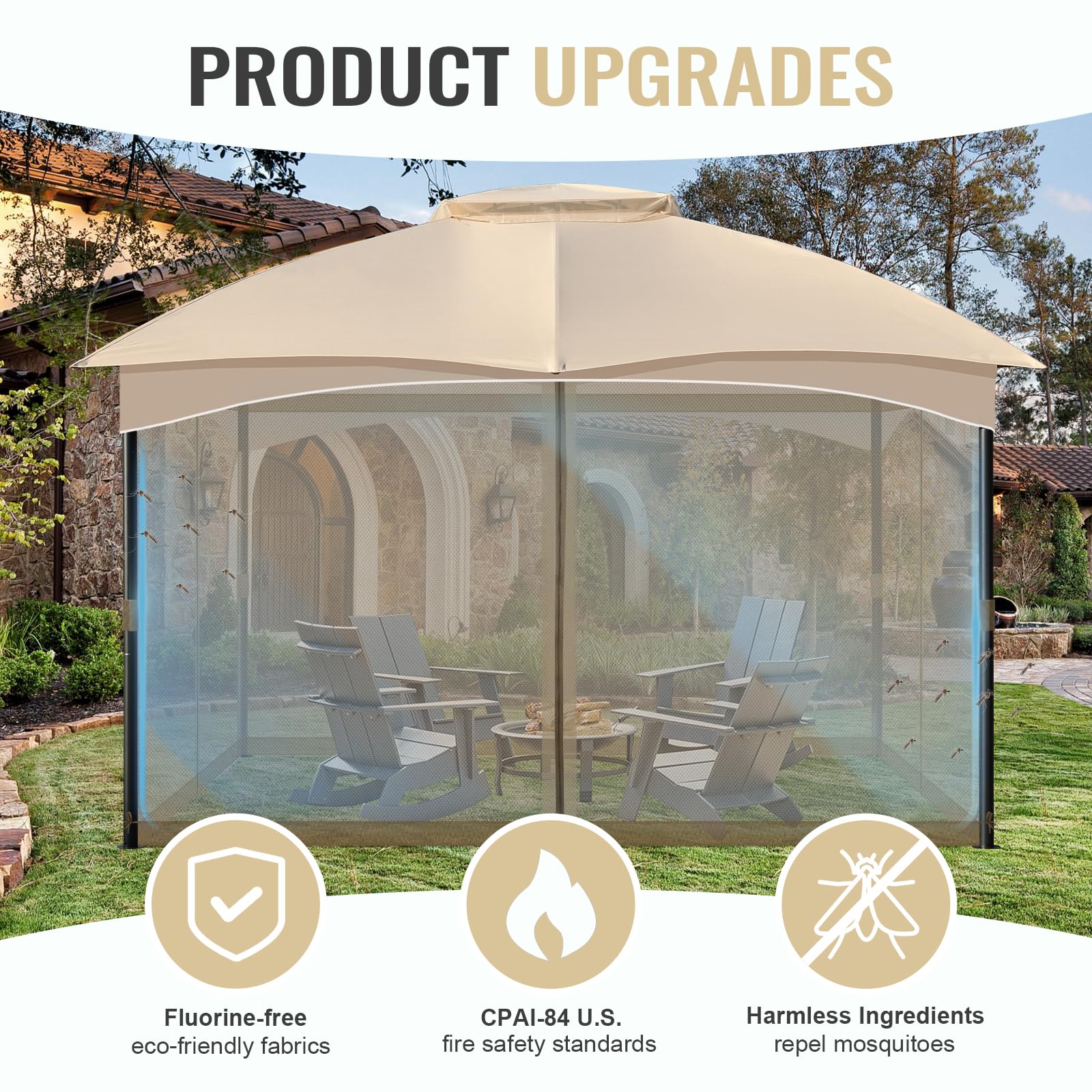 COWVIE hooks and C-rings display for simple versatile attachment to frames