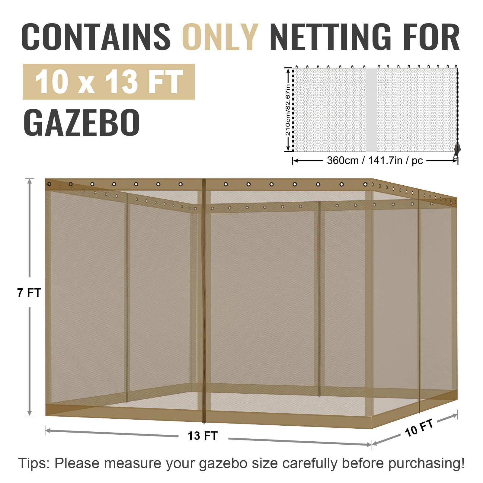 COWVIE detailed nylon mesh texture demonstrating insect protection and ventilation
