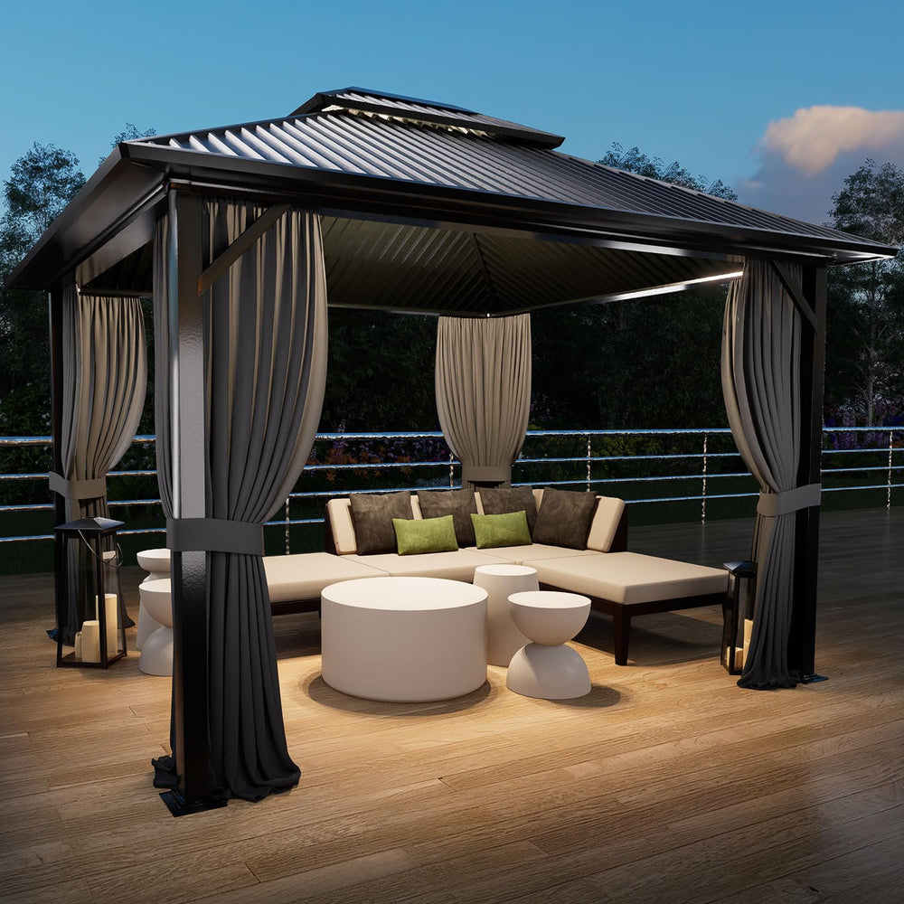COWVIE packaged curtain set with included hooks, rings, and straps