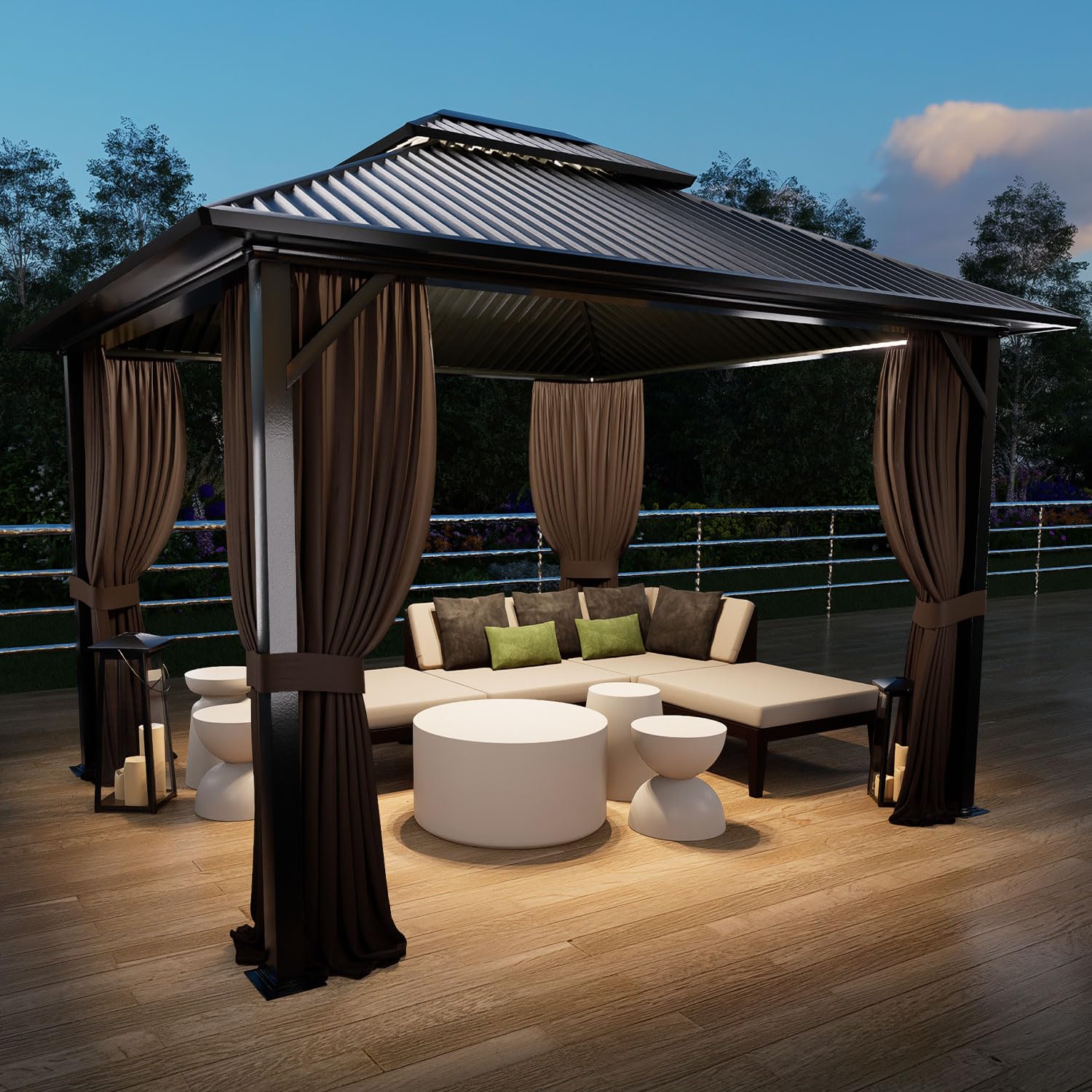 COWVIE sidewall blocking sunlight to reduce glare and increase comfort