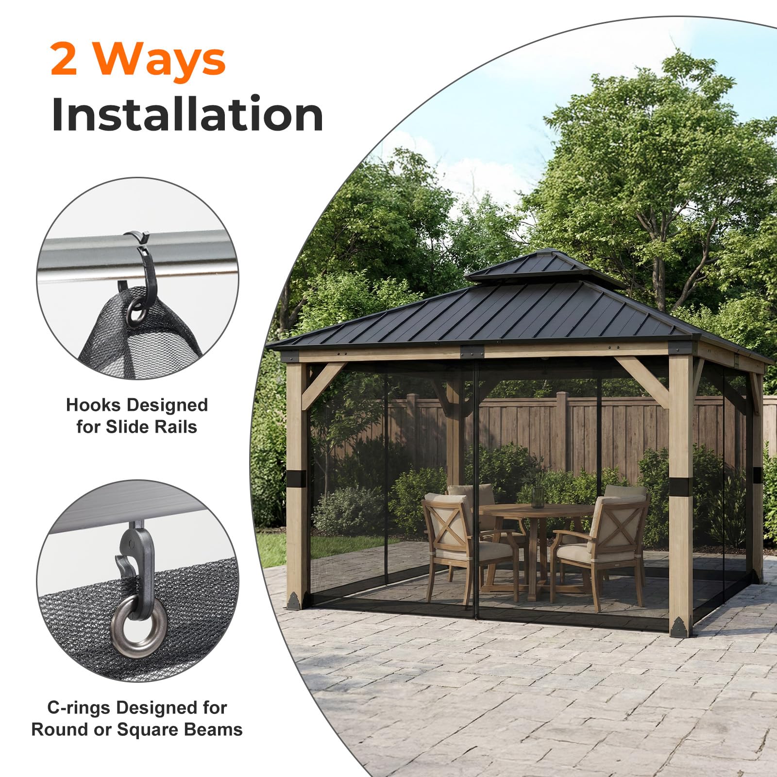COWVIE double-zipper detail illustrating smooth two-way access and convenience