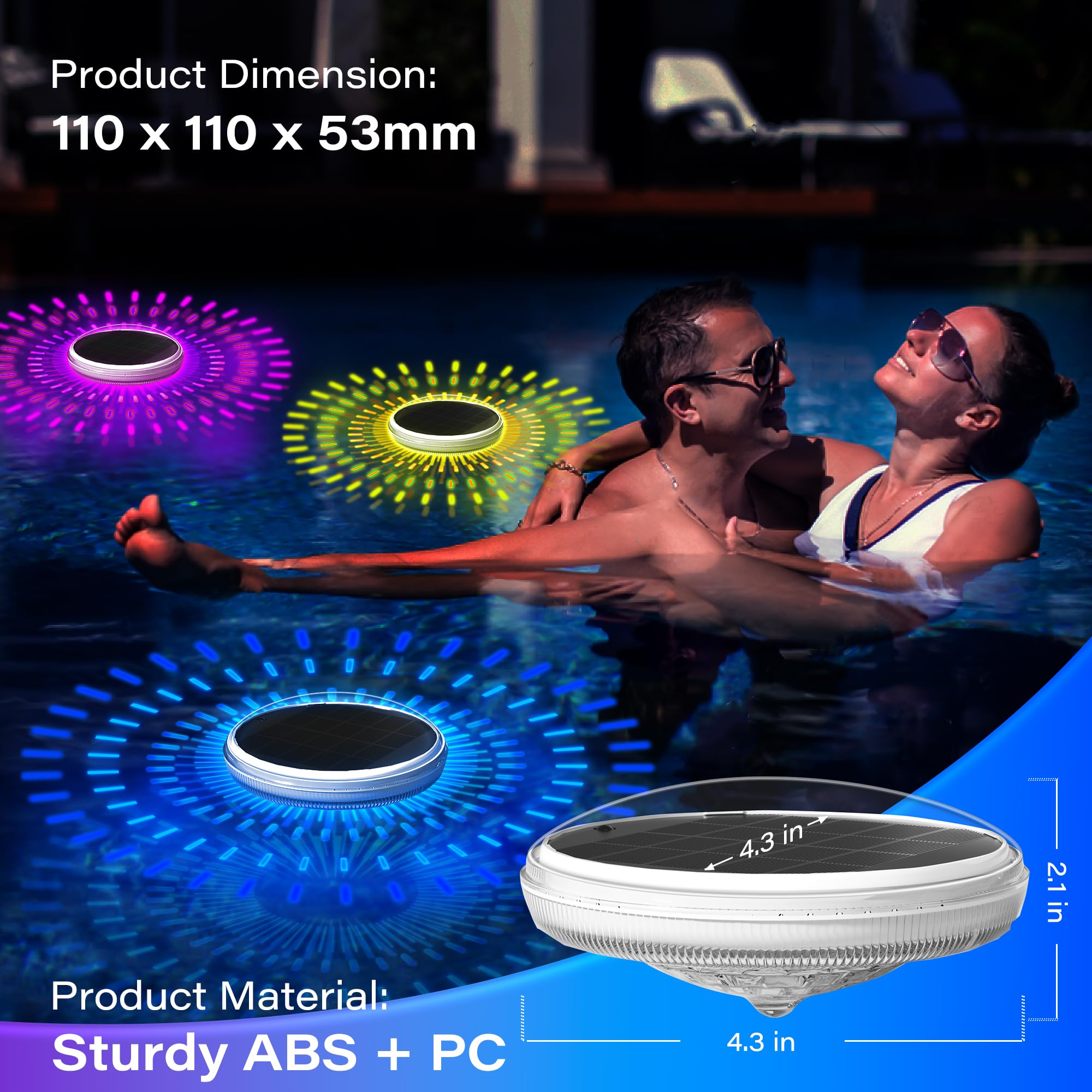 COXSENI remote control detail enabling color selection and timers
