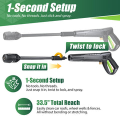 coyardor extension wand cleaning a gutter reaches high spots safely